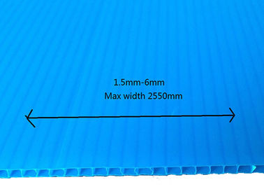 محافظ کف کف تخته Corflute PP پلاستیک آبی 2 میلی متر 3 میلی متر
