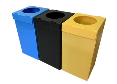 جعبه راه راه PP سطل زباله بازیافت