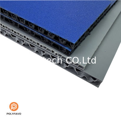 12mm PP Honeycomb Flight Case Panel Heave Matte Plastic Honeycomb Sheet صفحه ای از پلاستیک های متراکم
