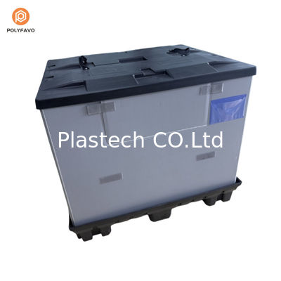 1200x1000x900mm بسته بندی آستین پلاستیکی شفاف HDPE قابل جمع و جور