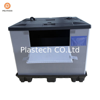 1200x1000x900mm بسته بندی آستین پلاستیکی شفاف HDPE قابل جمع و جور