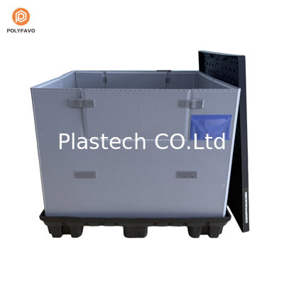 1200x1000x900mm بسته بندی آستین پلاستیکی شفاف HDPE قابل جمع و جور