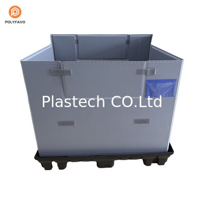 1200x1000x900mm بسته بندی آستین پلاستیکی شفاف HDPE قابل جمع و جور