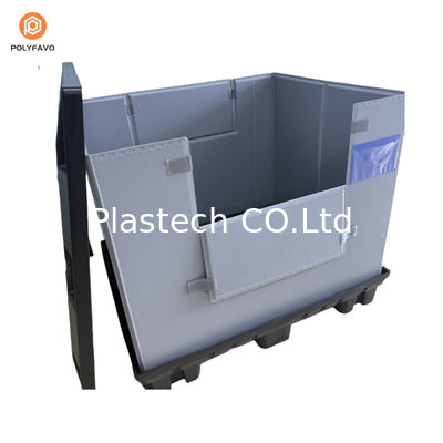 1200x1000x900mm بسته بندی آستین پلاستیکی شفاف HDPE قابل جمع و جور