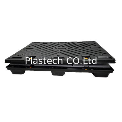 بسته بندی آستین 1600x1145x1067 میلی متری با کانتینرهای حمل و نقل پلاستیکی پالت بندی