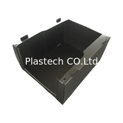 Customized Size Turnover BoxStackable Pick Bins Plastic Warehouse Parts Box