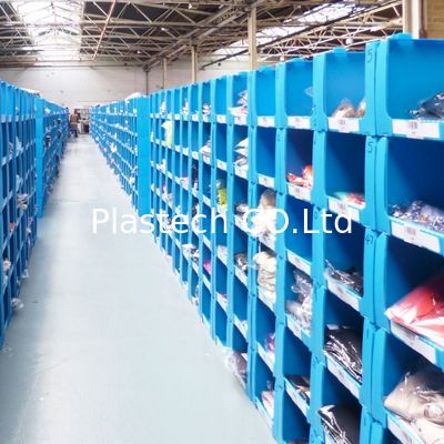 Customized Size Turnover BoxStackable Pick Bins Plastic Warehouse Parts Box
