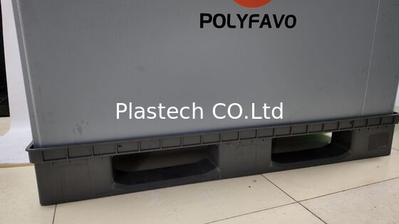 جعبه آستین 1200x800 میلی متر سطل پالت پلاستیکی بسته بندی مکعب جعبه چرخش تاشو