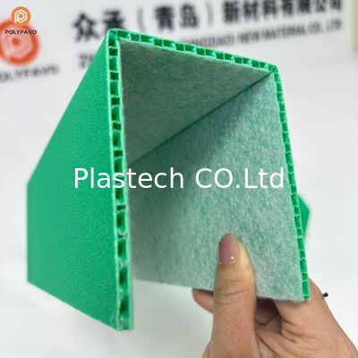 U Channel Type Plastic Profile Door Sill Protector Pp Honeycomb Board با پارچه فیلت سطح مات اختیاری ضخامت 3mm 5mm