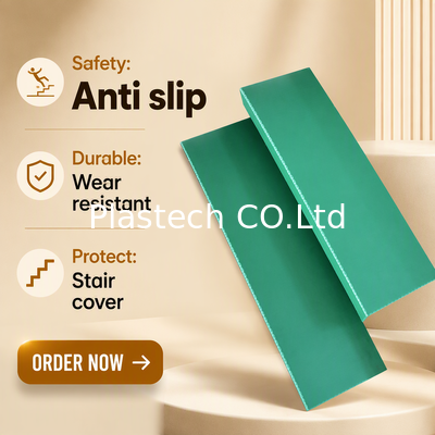 5mm Honeycomb محافظ رامپ پله با سطح فیلت برای انبار کارخانه پله کنار پوشش تاشو یک قطعه تاشو
