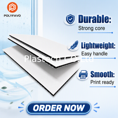 ژونگچنگ 5mm 1600gsm ورق پلاستیکی برای حمل و نقل پنل پلی پروپیلن عسل