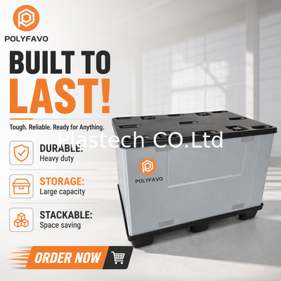 Collapsible Honeycomb Plastic Pallet Sleeve Box Automotive Industrial Plastic Pallet Sleeve Box Cheap Pallet Boxes