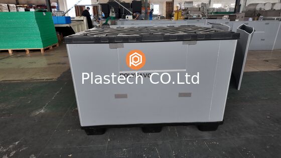 جعبه‌های پلاستیکی ذخیره‌سازی، کانتینر ذخیره‌سازی پلاستیکی قابل تنظیم، جعبه پالت آستین‌دار