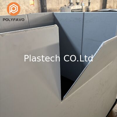ظرف پالت پلاستیکی جعبه تاشو، جعبه های تاشو قابل استفاده مجدد برای چرخه های ذخیره سازی، چاپ لوگو رنگی سفارشی 500 کیلوگرم